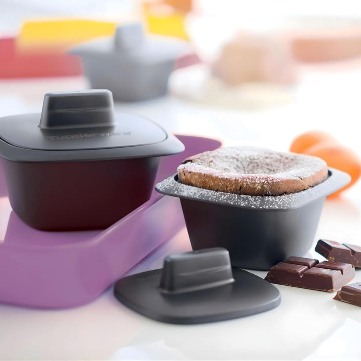 TUPPERWARE UltraPro 500ml grosses Auflaufförmchen grau H35 Gartöpfchen Ultra Pro