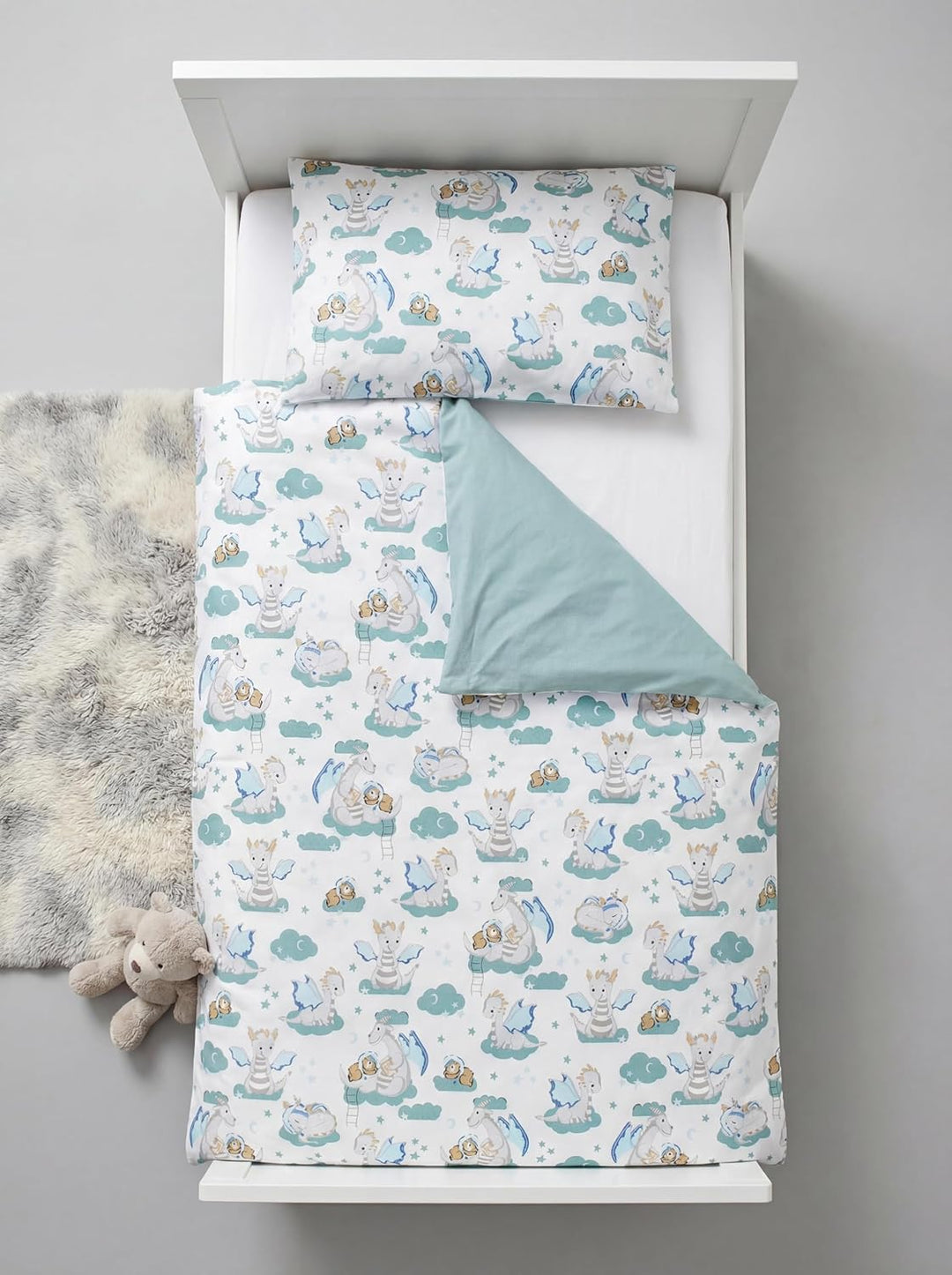 TupTam Kinder Bettwäsche Set Babybettwäsche Bettbezug 100 x 135 120 x 90 Kissenbezug 40 x 60 Jungen