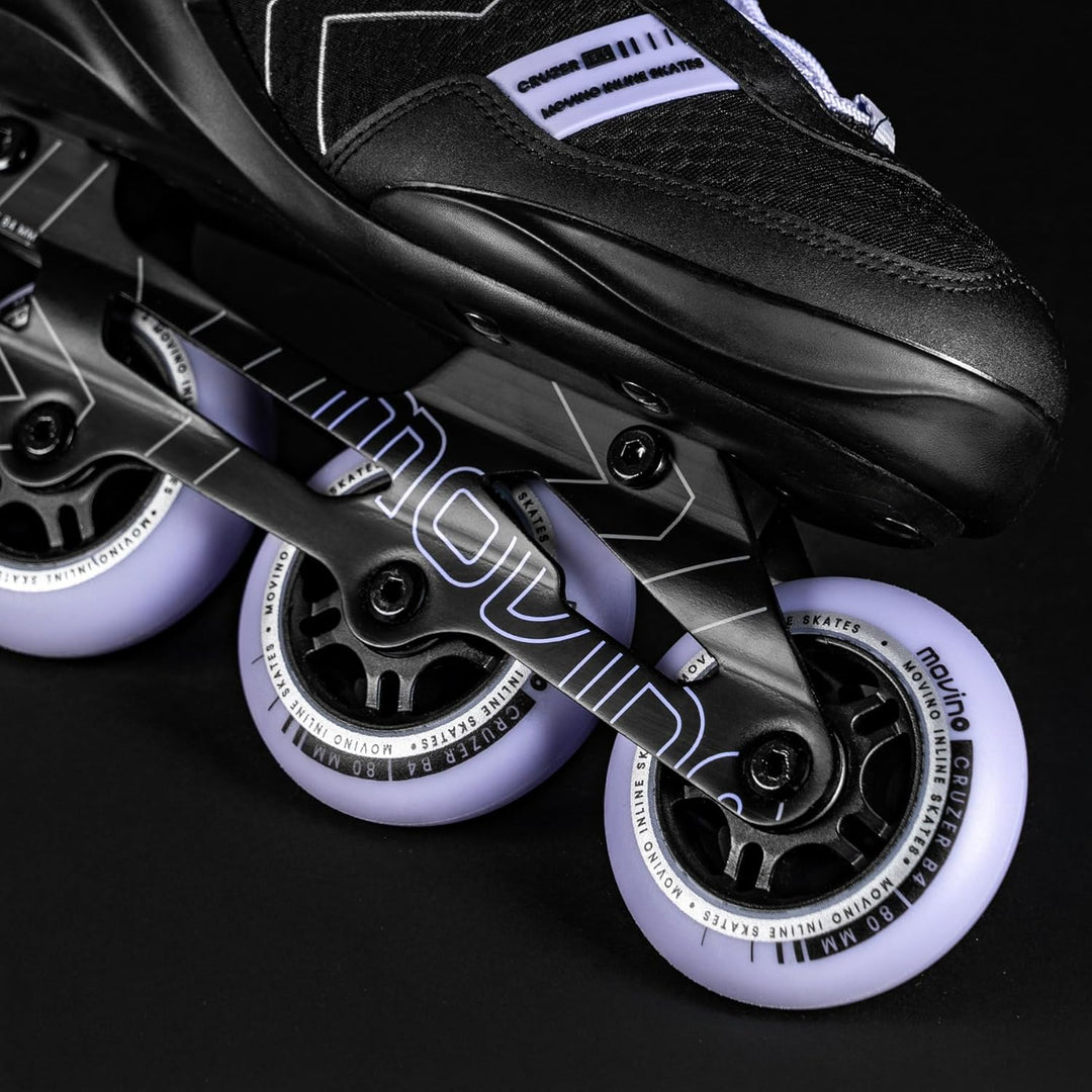 Movino Inline Skates | Cruzer B4 | Fitness Rollschuhe | Damen Herren Inliner | Inliner für Erwachsen