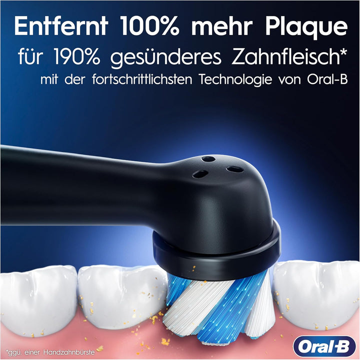 Oral-B iO Series 8 Plus Edition Elektrische Zahnbürste/Electric Toothbrush, Doppelpack PLUS 3 Aufste