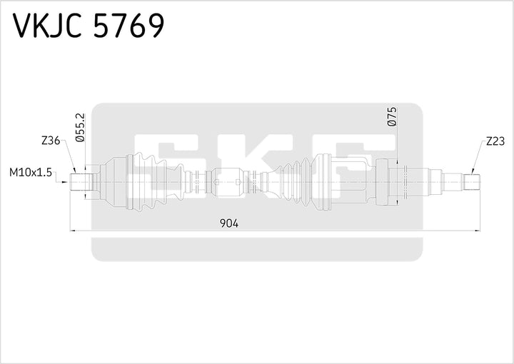 SKF VKJC 5769 Antriebswelle