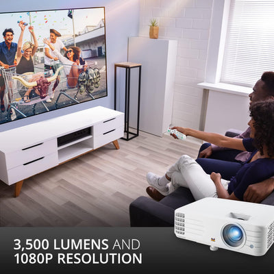 Viewsonic PX701HDH 3D Heimkino DLP Beamer (Full-HD, 3.500 ANSI Lumen, 2x HDMI, 10 Watt Lautsprecher,