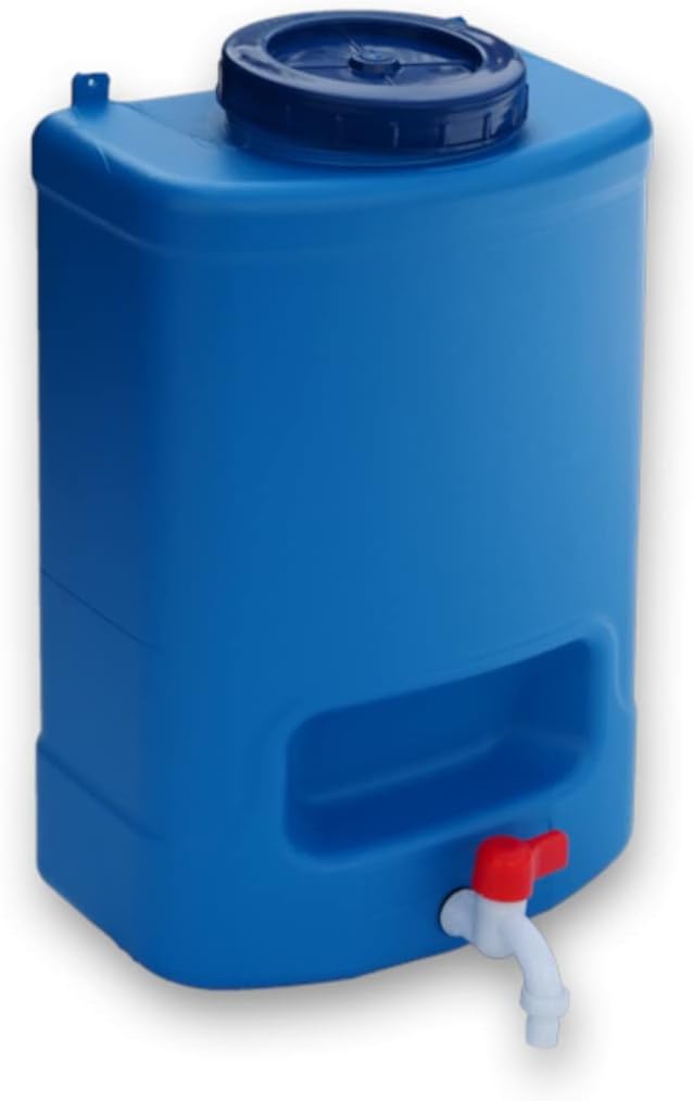 20L Wasserspender mit Seifenablage für Camping, Garage und Outdoor – Wetterfester, UV-beständiger Ku