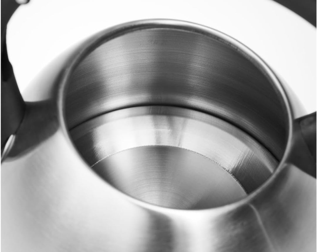 Gerlach Ambiente Plus Wasserkessel 2,8 L Aus Edelstahl Flötenkessel Pfeifkessel Für Induktion Gasher