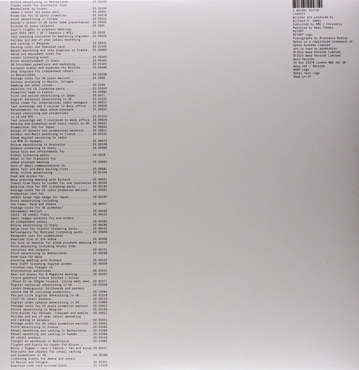 Syro, Vinyl