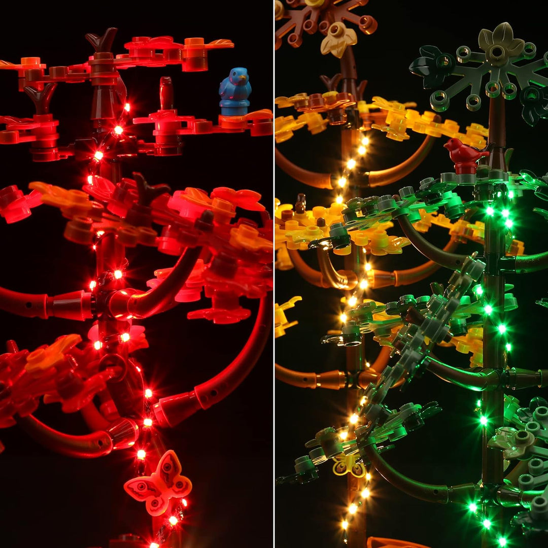 Fernbedienung Licht-Kit für Lego A-Frame Cabin, Led Beleuchtungs Set Kompatibel mit Lego 21338 Ideas