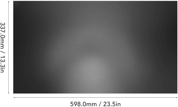 ASHATA Sichtschutzfolie, 27-Zoll-Anti-Peeping-Sichtschutzfolie, Augenschutz, Doppelseitiger Desktop-