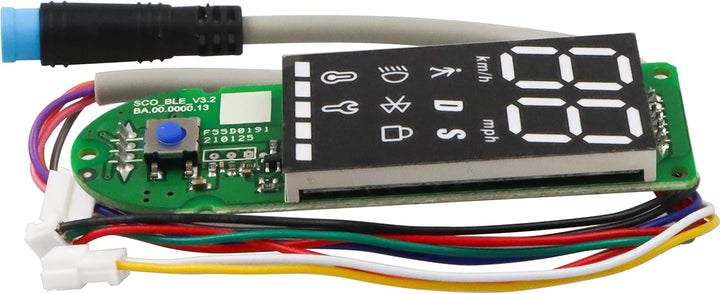 Yungeln Scooter Armaturenbrett mit Bluetooth V2.0 mit 3 Verbindungskabel Dashboard Platine + Abdecku