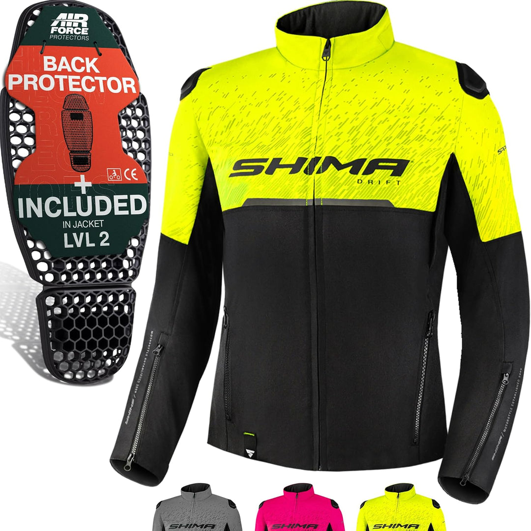 SHIMA Damen Drift Jacke, Fluo, L Damen Vent L Fluo, Damen Vent L Fluo