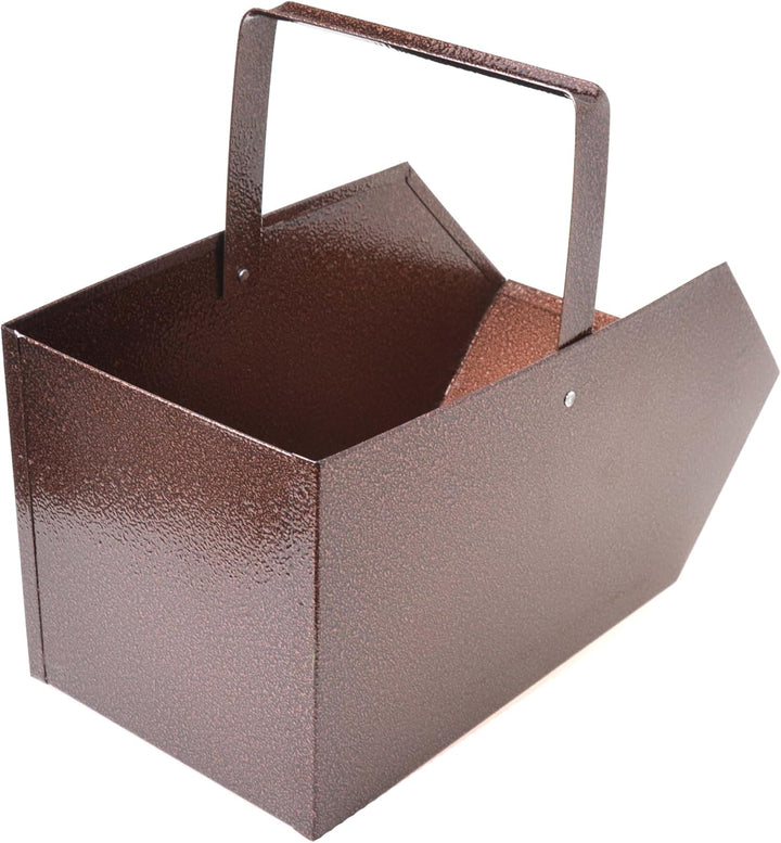 Kohlenkasten Kohlenschütte Aschekasten Aschebehälter Metallkohlenkasten Kohlewanne (Alt kupfer), Alt