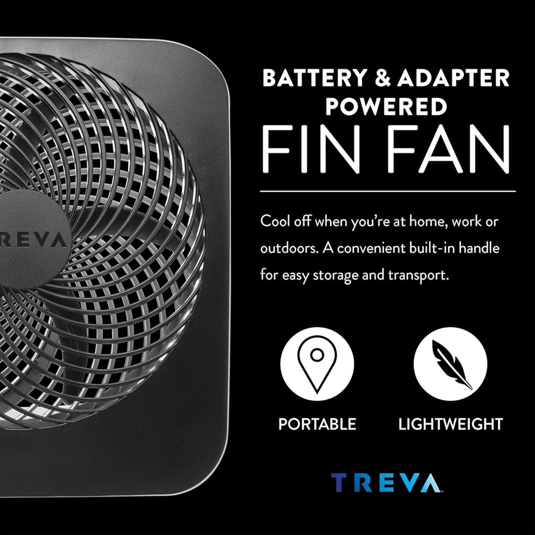 O2COOL 25,4 cm Portable Fan mit AC Adapter