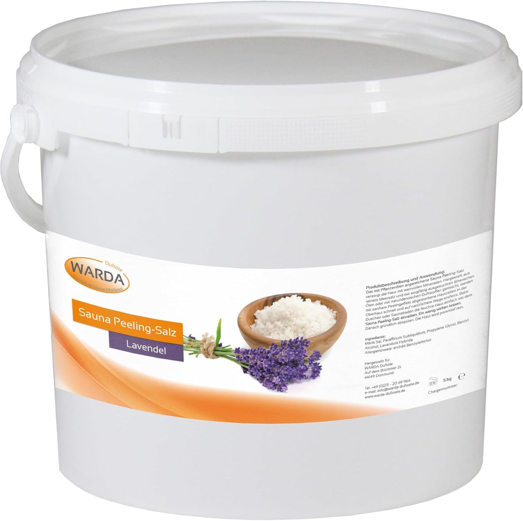 Warda Sauna – Peeling Salz Lavendel Hautpflege 5 Kg