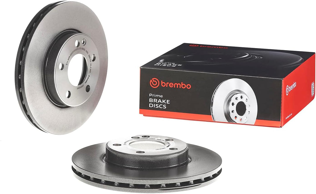 Brembo 09.B343.41 Vordere Bremsscheibe mit UV Lackierung, Anzahl 2