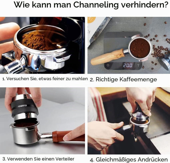 CAPFEI Bodenloser Siebträger 51mm nur kompatibel mit DeLonghi Dedica EC680/EC685/EC885 mit 3 Ohren |