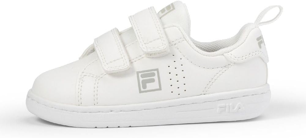 FILA Unisex Kinder Crosscourt 2 Nt Velcro TDL Sneaker 27 EU Weiss, 27 EU Weiß