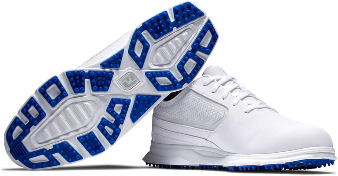 FootJoy Herren Superlites XpGolfschuh 42.5 EU Weiss Grau, 42.5 EU Weiss Grau