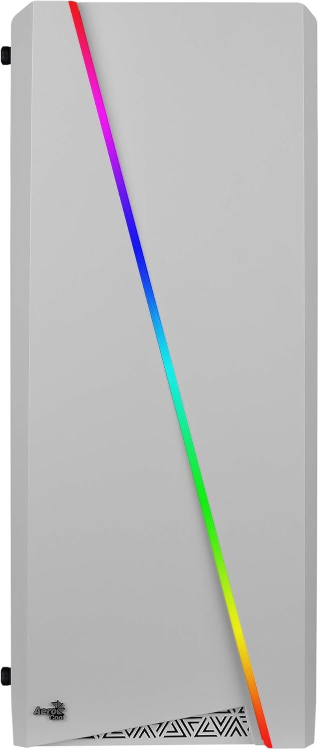 Aerocool CYLON - PC-Gehäuse (Semi-Fackel, ATX, Acryl-Seitenwand, RGB-LED an der Vorderseite, 13 Lich