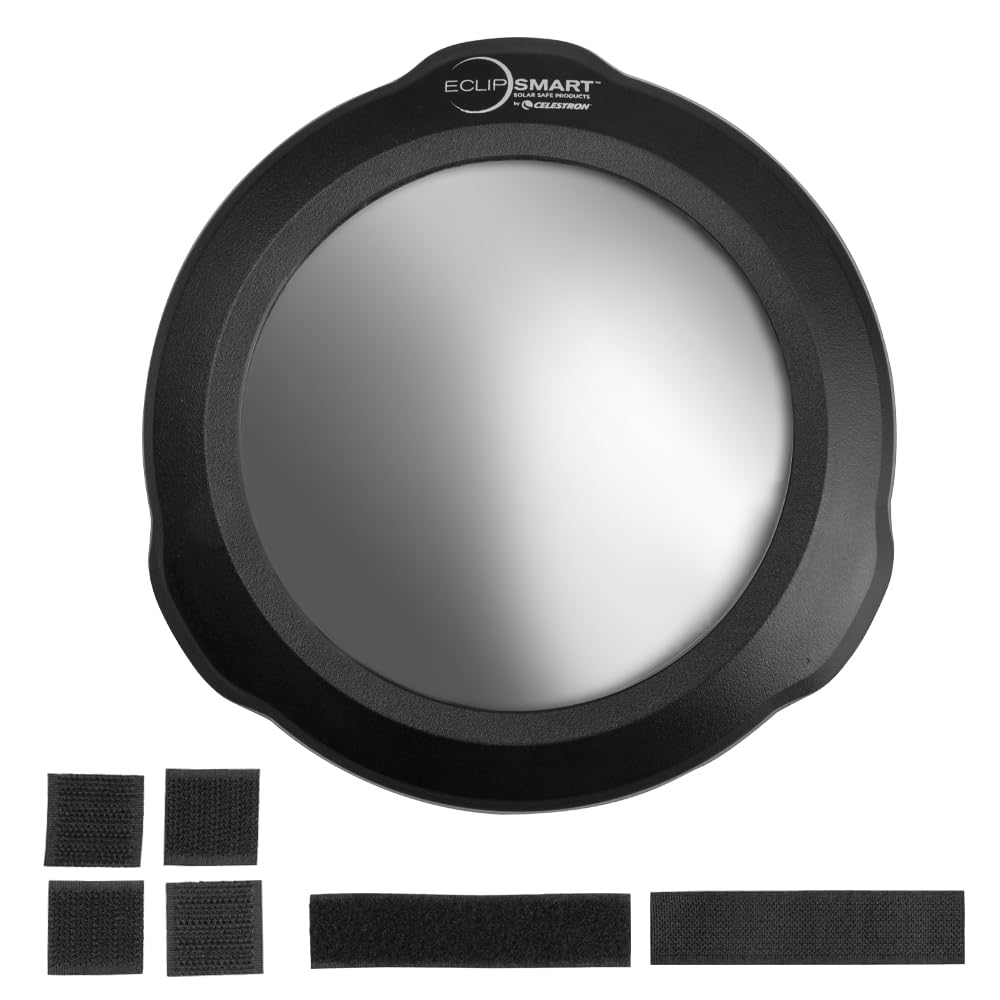 Celestron 94243 EclipSmart Teleskopfilter für Sonnenfinsternisse – ISO 12312-2 konform, sichere Pass