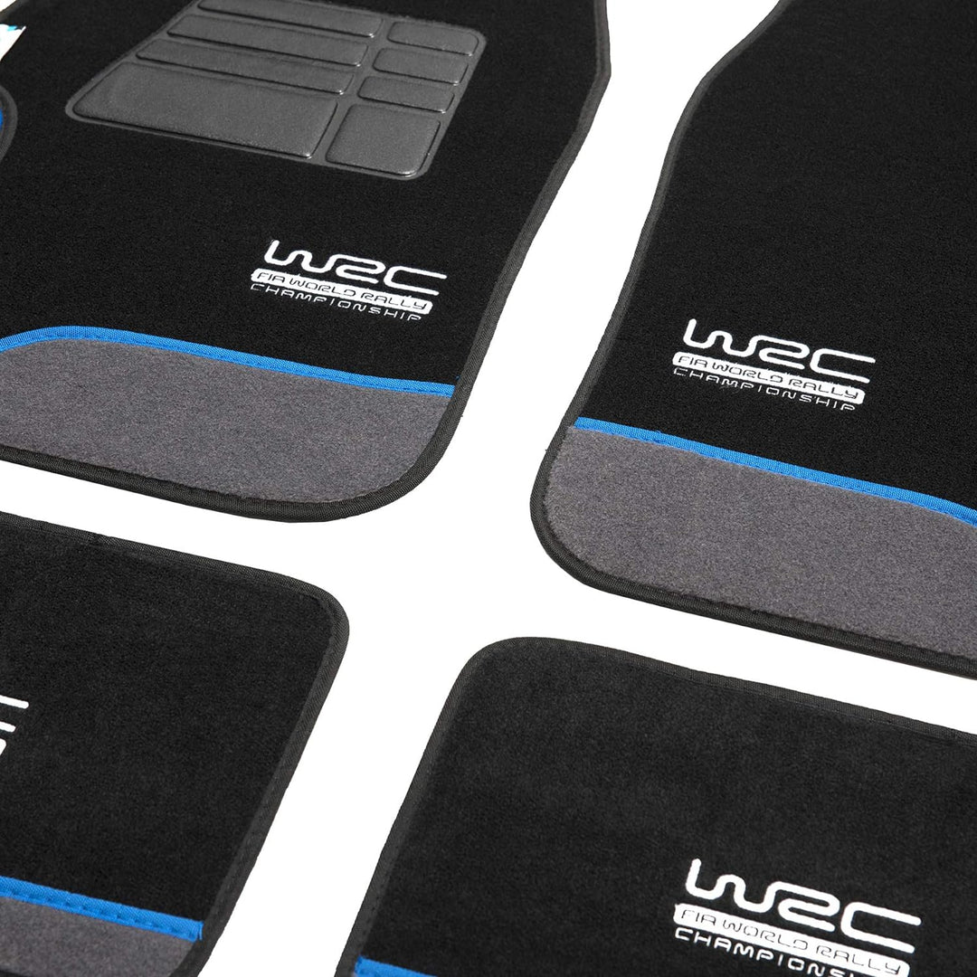 WRC 7436 4 teppichboden Blue Race, schwarz 4 x Blue Race Teppiche, 4 x Blue Race Teppiche