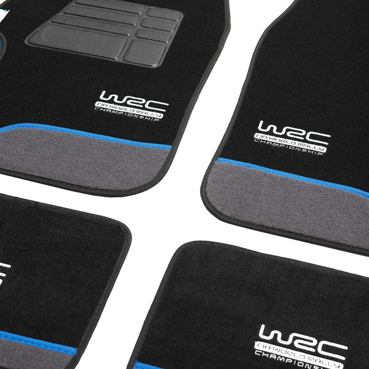 WRC 7436 4 teppichboden Blue Race, schwarz 4 x Blue Race Teppiche, 4 x Blue Race Teppiche