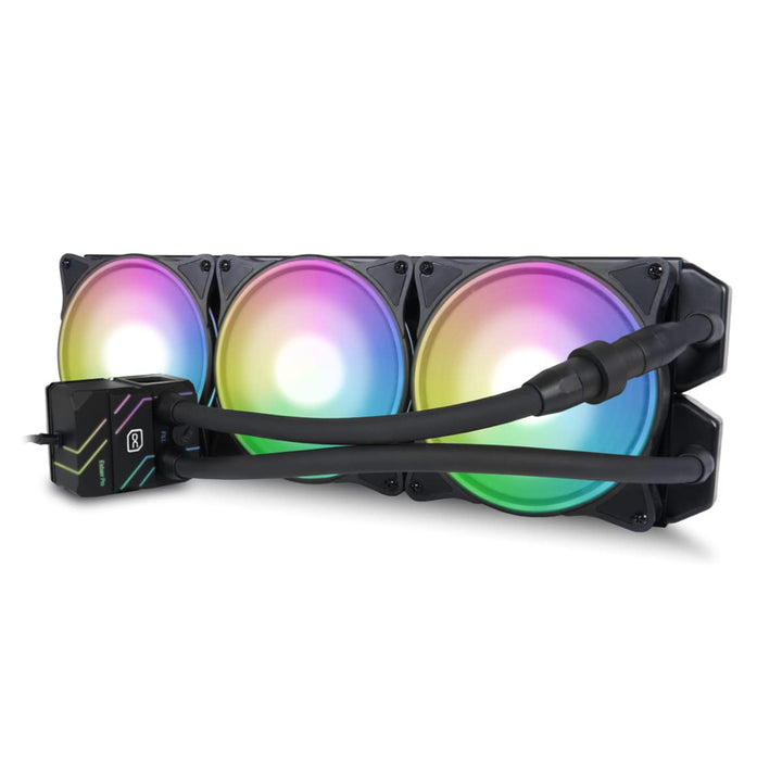ALPHACOOL 11774 Eisbär Pro Aurora 420 CPU 420mm Wasserkühlung, schwarz CPU Kühler