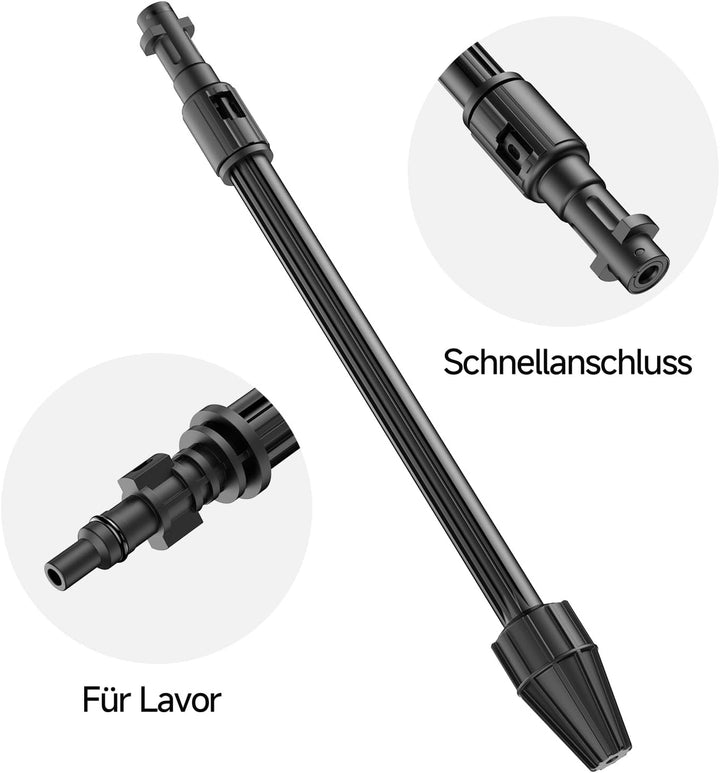Dreckfräser für Hochdruckreiniger Kompatibel mit Kärcher/Lavor/Parkside, Dirtblaster für Hochdruckre