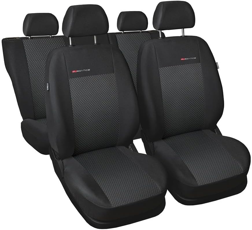 Mossa - Massgeschneiderte Sitzbezüge Auto kompatibel mit Volkswagen Caddy III Cargo (2004-2015) für