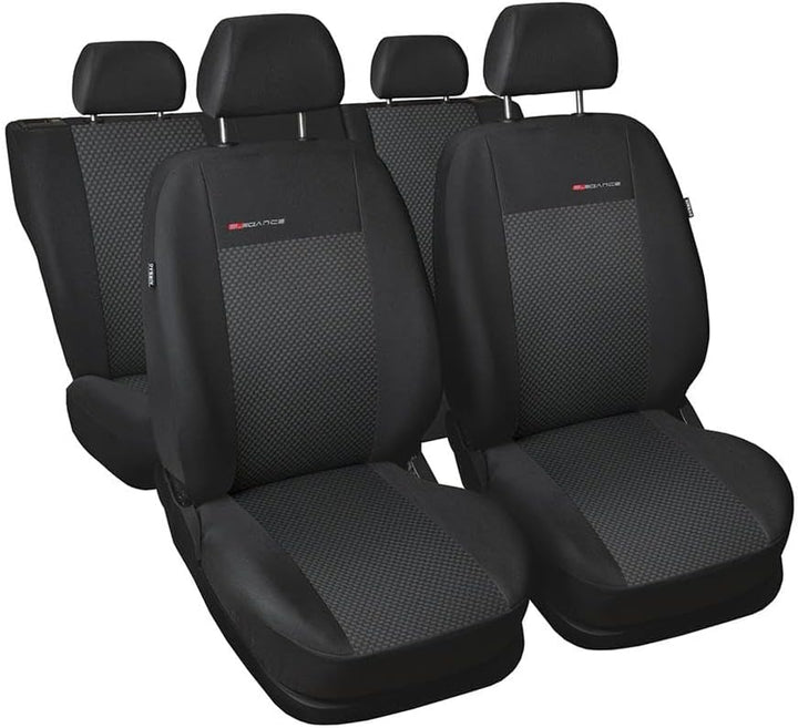 Mossa - Massgeschneiderte Sitzbezüge Auto kompatibel mit Volkswagen Caddy III Cargo (2004-2015) für