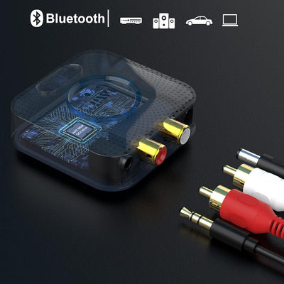 1Mii B06HD Bluetooth 5.0 Empfänger, aptX HD & Low Latency Wireless Audio Adapter mit 3D Surround, Hi