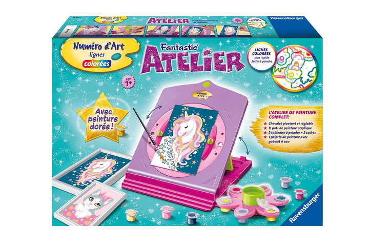 Ravensburger Fantastic' Atelier d'Art Number - Kreativset - Malen nach Zahlen - Entspannte und kreat