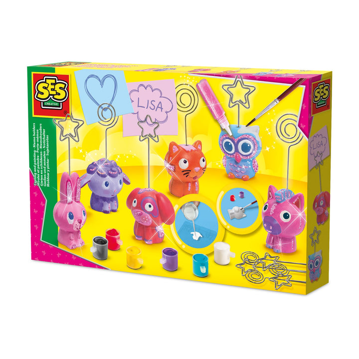 SES creative 01357 - Notizhalter giessen und Anmalen Memo holders, Memo holders