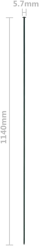 vidaXL Gartenzaun Set Teichzaun Schutzzaun Gitterzaun Steckzaun Zaun-Set Garten Zaun niedrig Poolzau