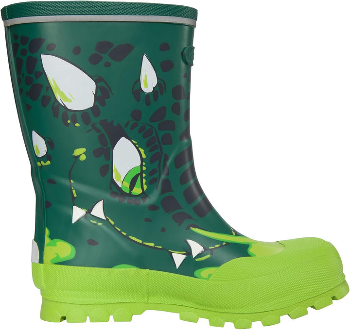 Viking Jolly Print Gummistiefel Unisex Kinder 38 EU Bottlegreen Multi, 38 EU Bottlegreen Multi