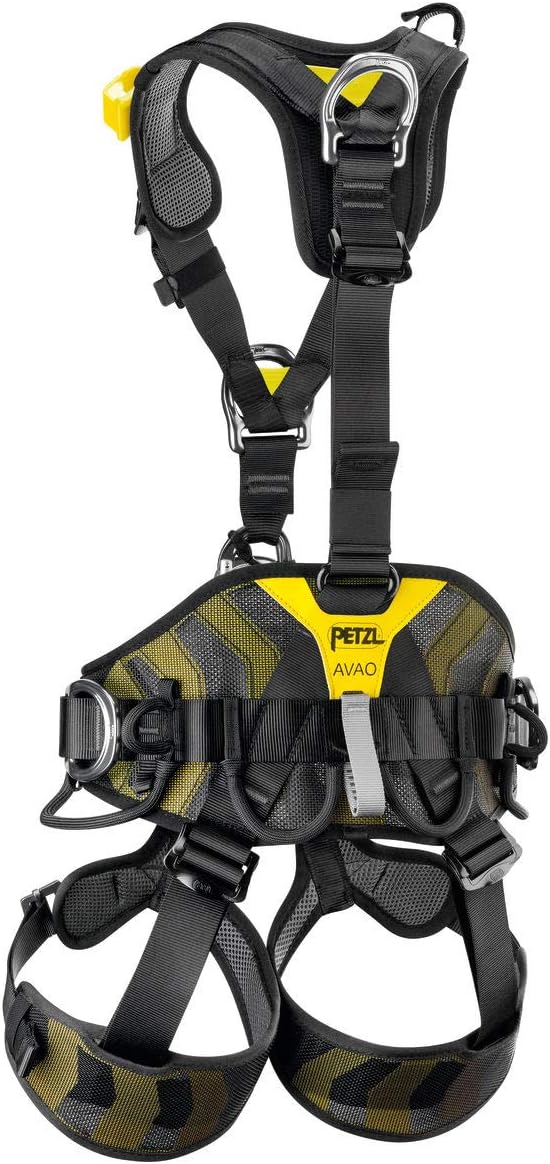 PETZL AVAO BOD 1 Klettergurte, Black/Yellow, 1