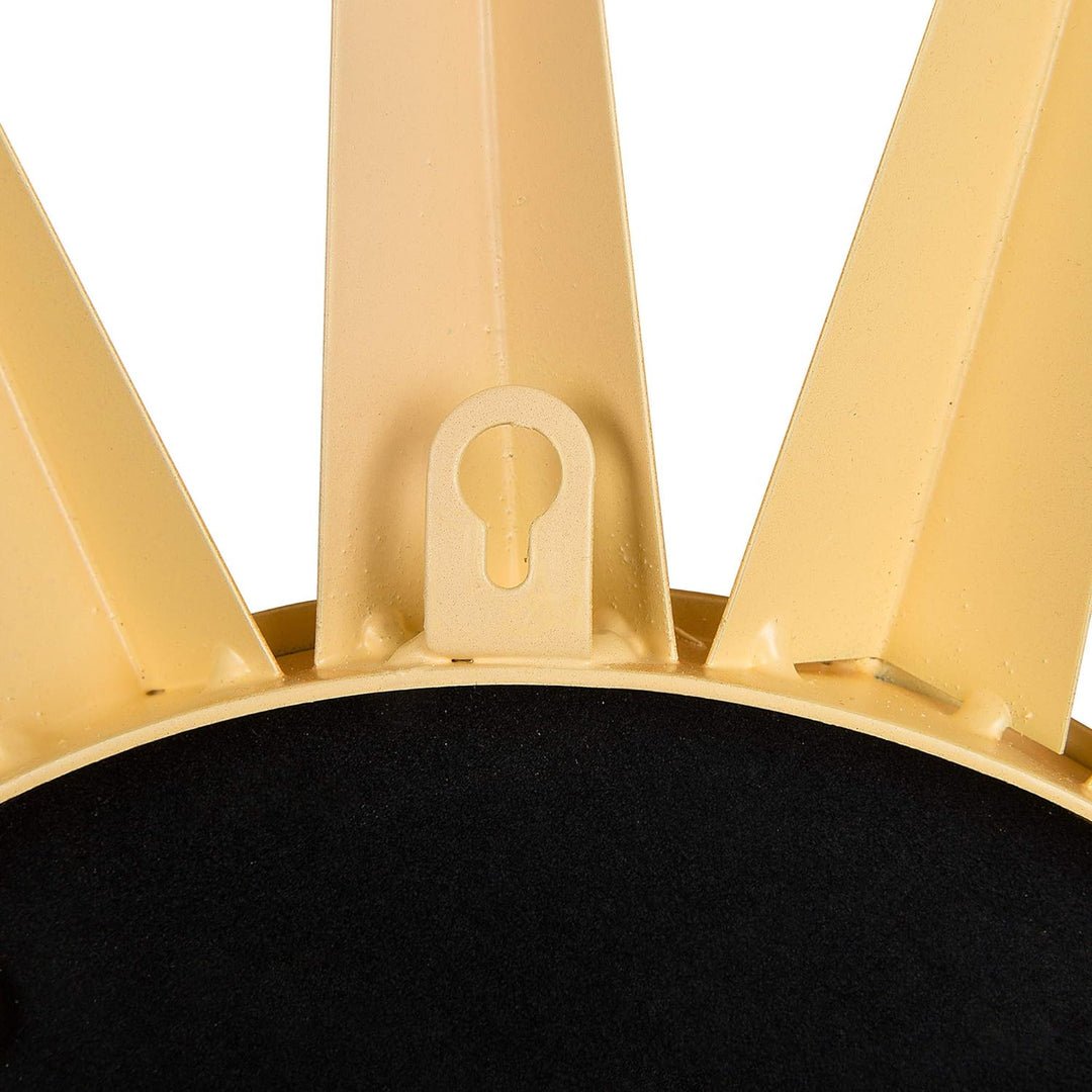 Spiegel Sonnenstrahlen rund gold dia. 60 Perelli