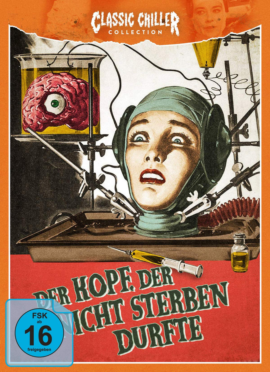 DER KOPF, DER NICHT STERBEN DURFTE (BLU-RAY + BONUS CD) - CLASSIC CHILLER COLLECTION # 7 -LIMITED ED