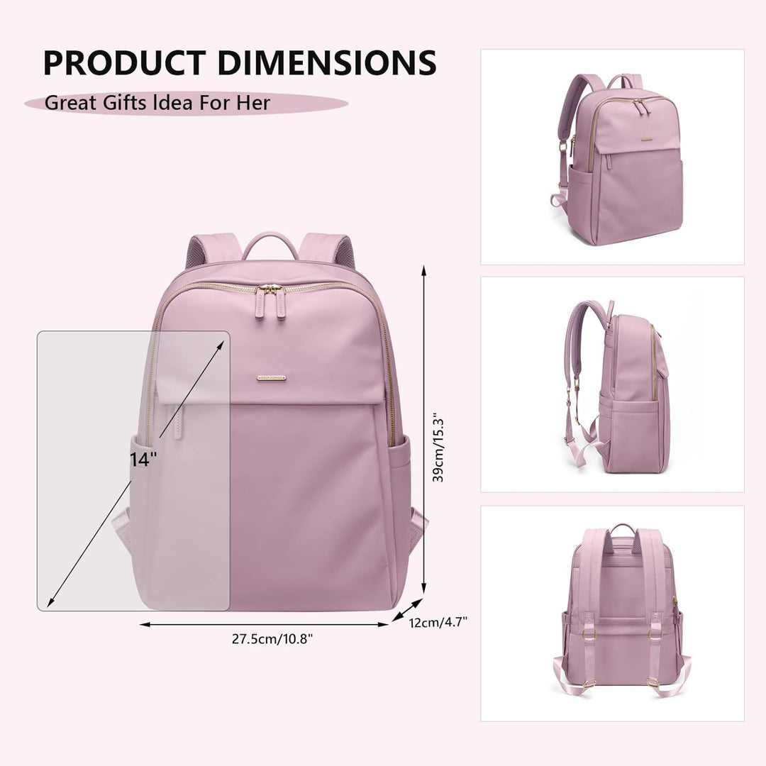 GOLF SUPAGS Frauen Rucksack Casual Daypack für Arbeit Reisen Hochschulen Rucksack Geldbörse Fits 14
