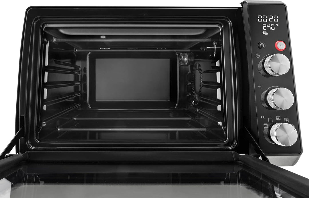 De'Longhi Sfornatutto Chef DO34326, Elektroofen, belüftet, 6 Kochfunktionen, LCD-Display, Temperatur