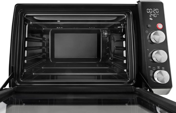 De'Longhi Sfornatutto Chef DO34326, Elektroofen, belüftet, 6 Kochfunktionen, LCD-Display, Temperatur