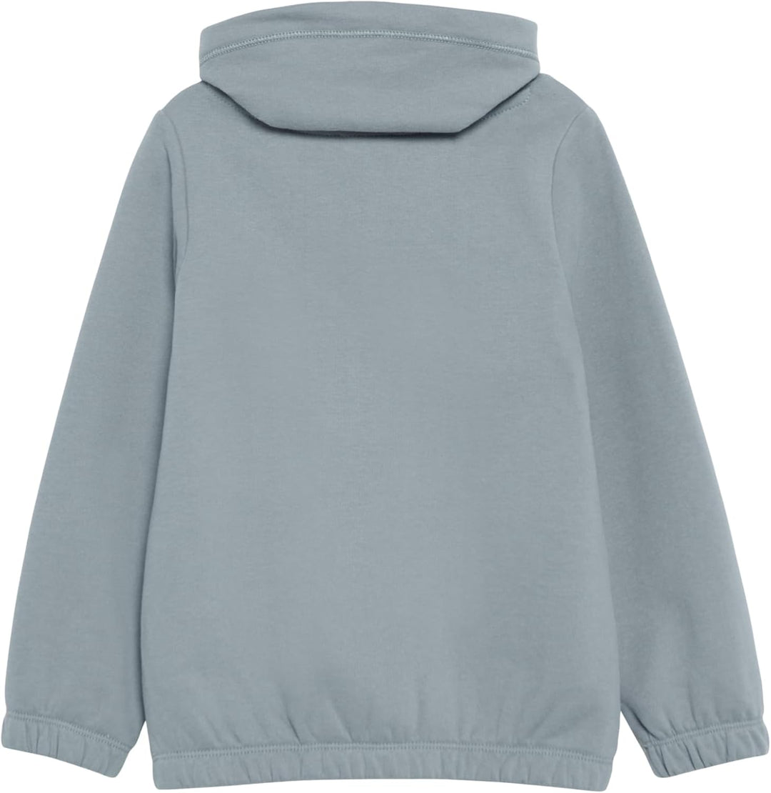 s.Oliver Wärmendes Sweatshirt mit Schalkragen und Glitzer-Artwork, 104-110 Blassblau
