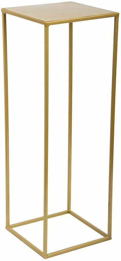 Loft Modern Metall Pflanzenständer Blumenständer 70 cm golden