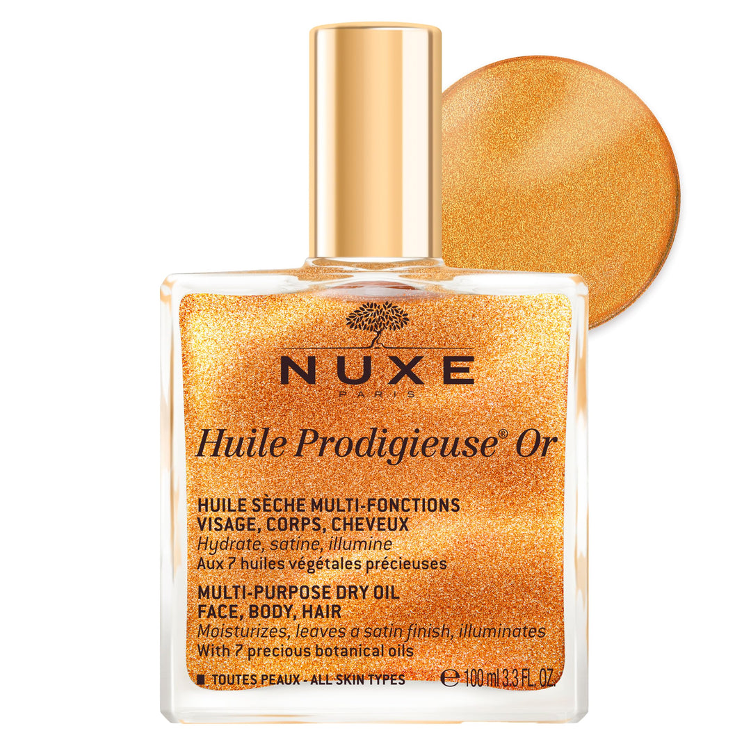 Nuxe Huile Prodigieuse Or Golden Dry Oil 100ml Spray Aqua Aqua 100 ml (1er Pack), Aqua 100 ml (1er P