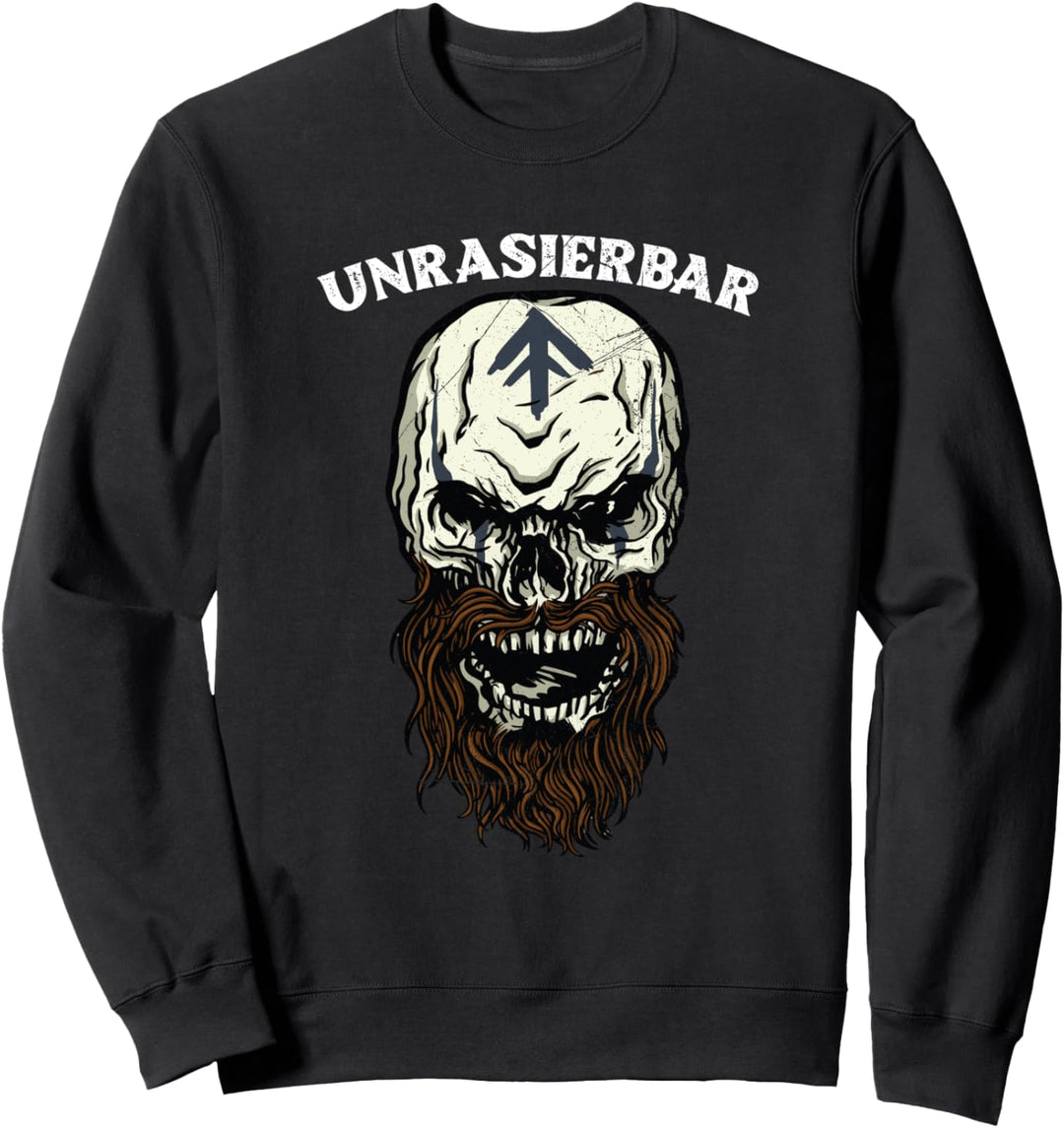 Unrasierbar Bartträger Wikinger Bart Sweatshirt