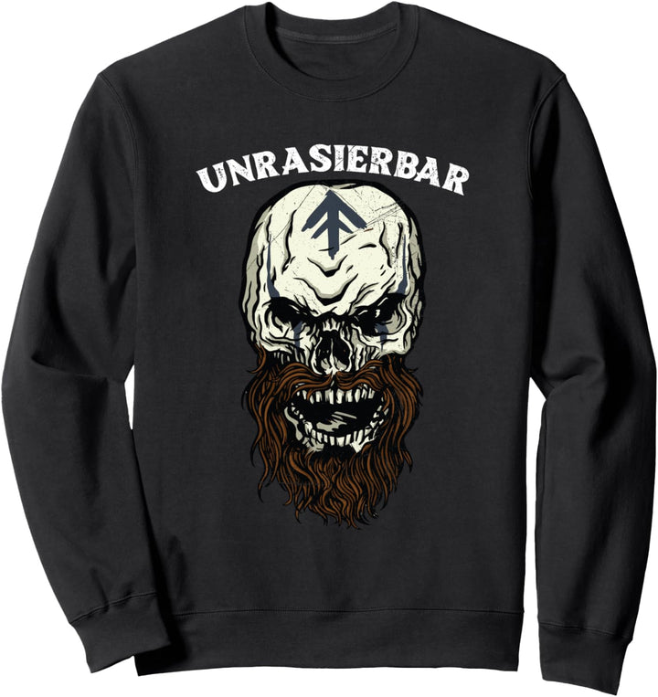 Unrasierbar Bartträger Wikinger Bart Sweatshirt