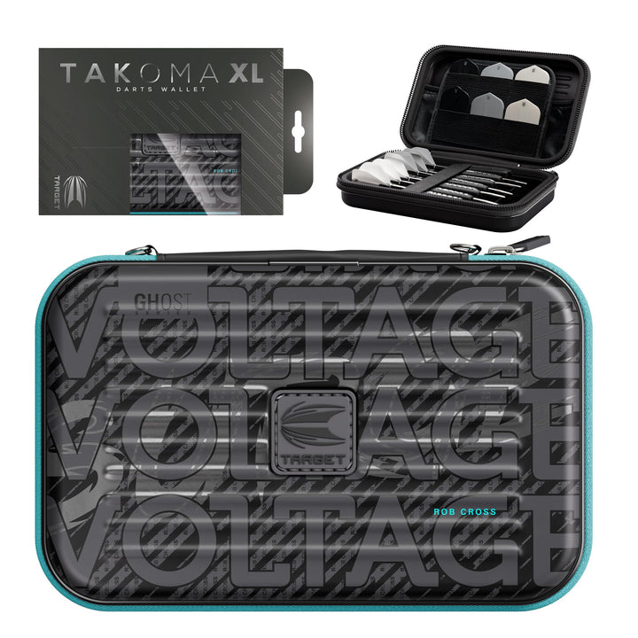Target Darts Rob Cross Ghost Series XL Takoma Wallet Regular – Dartkoffer schwarz/weiss | Voltage“ D