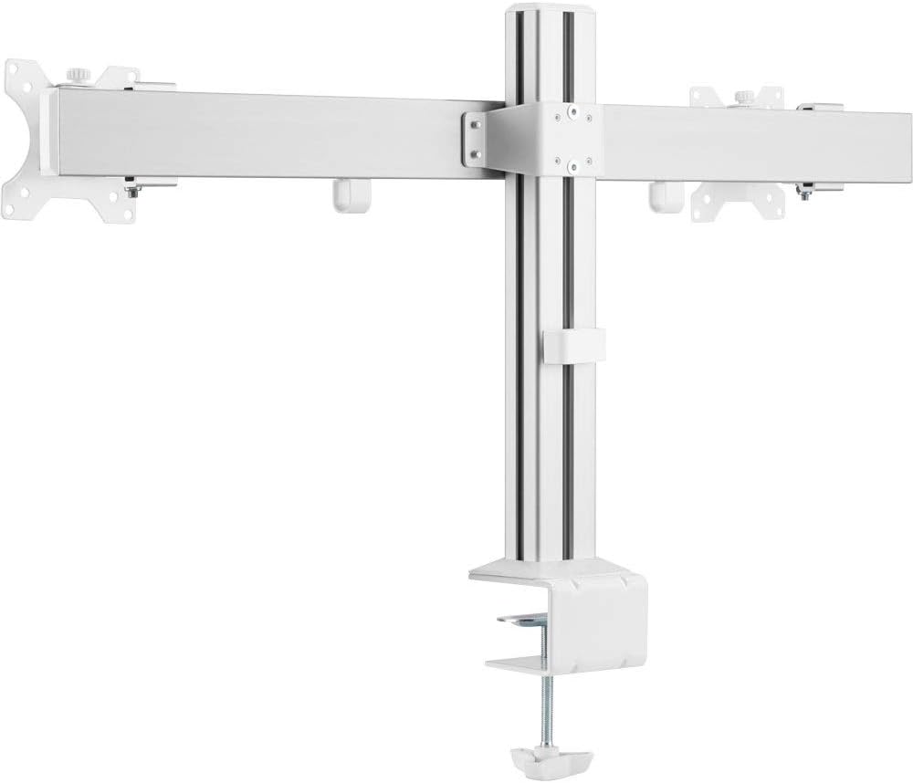 InLine® Aluminium Monitor-Tischhalterung für 2 Monitore bis 32", 8kg