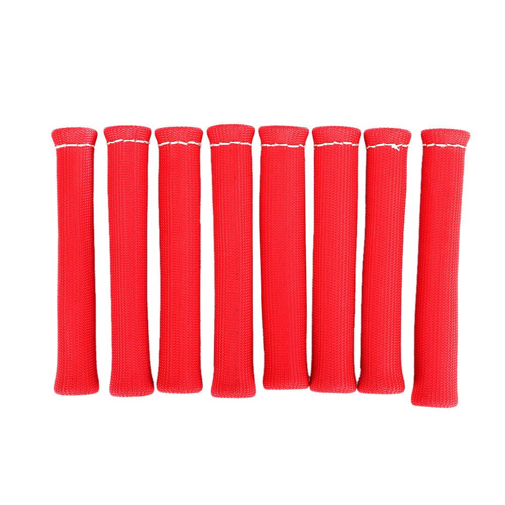 Tbest Hitzeschutz Zündkabel, Zünrzenstecker Hitzeschutz,Zünrzenschutzhülsen,8 Stück 1600-Grad-Zünrze
