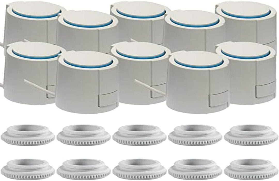 Möhlenhoff 20405-00 Stellantrieb, 230 V, Lichtgrau (Ral7035), 44, x 52,2 x 48,4 mm, 10 Stück, Stella