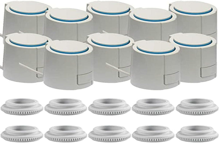 Möhlenhoff 20405-00 Stellantrieb, 230 V, Lichtgrau (Ral7035), 44, x 52,2 x 48,4 mm, 10 Stück, Stella
