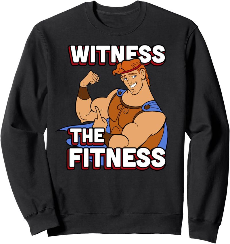 Disney Hercules Witness The Fitness Portrait Sweatshirt